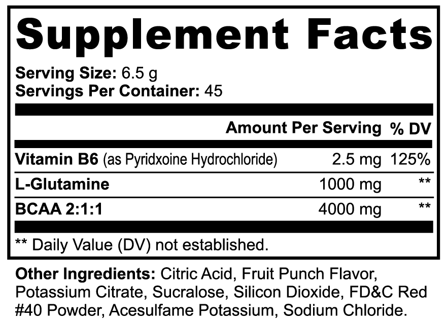 BCAA Fruit Punch